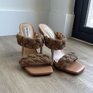 Steve Madden Women's Braided Tan Heels